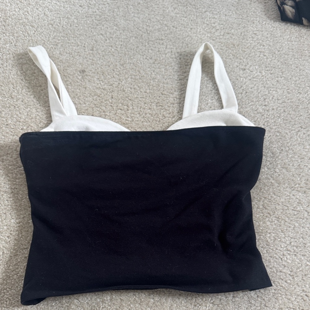 Reformation Black and White Tank Top - Picture 2 of 2